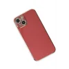 Mey İthalat®   iPhone 15 Kılıf Volet Silikon - Kırmızı