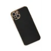 Mey İthalat®   iPhone 15 Kılıf Volet Silikon - Siyah