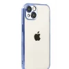Mey İthalat®   iPhone 15  Lensli Silikon - Açık Mavi