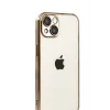 Mey İthalat®   iPhone 15  Lensli Silikon - Çöl Titanyum