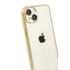 Mey İthalat®   iPhone 15  Lensli Silikon - Gold
