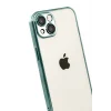 Mey İthalat®   iPhone 15  Lensli Silikon - Yeşil