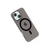 Mey İthalat®   iPhone 15 PC Blank Magsafe Kapak - Siyah