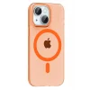 Mey İthalat®   iPhone 15 PC Blank Magsafe Kapak - Turuncu