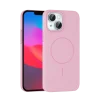 Mey İthalat®   iPhone 15 Plus Broş Magsafe Kapak - Pembe