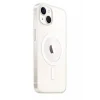 Mey İthalat®   iPhone 15 Plus Kılıf Magneticsafe Şeffaf Silikon - Şeffaf