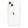 Mey İthalat®   iPhone 15 Plus Kılıf Magneticsafe Şeffaf Silikon - Şeffaf