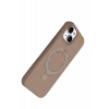 Mey İthalat®   iPhone 15 Plus Regal Magsafe Standlı Kapak - Çöl Titanyum