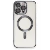 Mey İthalat®   iPhone 15 Pro Kılıf Kross Magneticsafe Kapak - Titan Gri