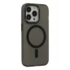 Mey İthalat®   iPhone 15 Pro Kılıf Lodos Magneticsafe Mat Kapak - Siyah