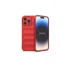 Mey İthalat®   iPhone 15 Pro Kılıf Optimum Silikon - Kırmızı
