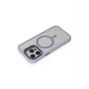 Mey İthalat®   iPhone 15 Pro Kılıf Roblox Lens Magsafe Standlı Kapak - Lila