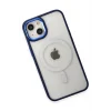 Mey İthalat®   iPhone 15 Pro Kılıf Room Magneticsafe Silikon - Lacivert