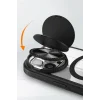 Mey İthalat®   iPhone 15 Pro Kılıf Teleskop Lens Magsafe Silikon Kapak - Koyu Yeşil