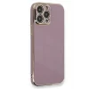Mey İthalat®   iPhone 15 Pro Kılıf Volet Silikon - Mor