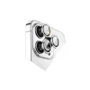 Mey İthalat®   iPhone 15 Pro Max Bilvis Titan Kamera Lens - Gümüş