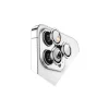 Mey İthalat®   iPhone 15 Pro Max Bilvis Titan Kamera Lens - Gümüş
