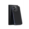 Mey İthalat®   iPhone 15 Pro Max Kılıf Aramid 600D Kevlar Karbon Fiber Magsafe Kapak - Lacivert