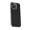 Mey İthalat®   iPhone 15 Pro Max Kılıf Aramid 600D Kevlar Karbon Fiber Magsafe Kapak - Sarı