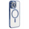 Mey İthalat®   iPhone 15 Pro Max Kılıf Kross Magneticsafe Kapak - Lacivert