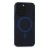 Mey İthalat®   iPhone 15 Pro Max Kılıf Lodos Magneticsafe Mat Kapak - Mavi