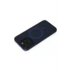 Mey İthalat®   iPhone 15 Pro Max Kılıf Lodos Magneticsafe Mat Kapak - Mavi