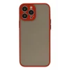 Mey İthalat®   iPhone 15 Pro Max Kılıf Montreal Silikon Kapak - Kırmızı