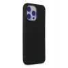 Mey İthalat®   iPhone 15 Pro Max Kılıf Nano içi Kadife Silikon - Siyah