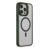 Mey İthalat®   iPhone 15 Pro Max Kılıf Roblox Lens Magsafe Standlı Kapak - Koyu Yeşil
