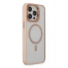 Mey İthalat®   iPhone 15 Pro Max Kılıf Roblox Lens Magsafe Standlı Kapak - Pudra