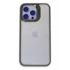 Mey İthalat®   iPhone 15 Pro Max Kılıf Roblox Lens Standlı Kapak - Titan Gri