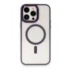 Mey İthalat®   iPhone 15 Pro Max Kılıf Room Magneticsafe Silikon - Derin Mor