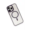 Mey İthalat®   iPhone 15 Pro Max Kılıf Room Magneticsafe Silikon - Derin Mor