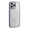 Mey İthalat®   iPhone 15 Pro Max Kılıf Room Magneticsafe Silikon - Lila