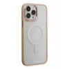 Mey İthalat®   iPhone 15 Pro Max Kılıf Room Magneticsafe Silikon - Pudra