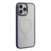 Mey İthalat®   iPhone 15 Pro Max Kılıf Room Magneticsafe Silikon - Sierra Blue