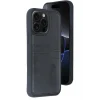 Mey İthalat®   iPhone 15 Pro Max Kılıf Sara Kartvizitli Deri Kılıf - Siyah