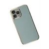 Mey İthalat®   iPhone 15 Pro Max Kılıf Volet Silikon - Açık Yeşil