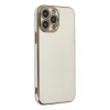 Mey İthalat®   iPhone 15 Pro Max Kılıf Volet Silikon - Beyaz