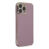 Mey İthalat®   iPhone 15 Pro Max Kılıf Volet Silikon - Mor