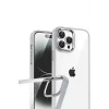 Mey İthalat®   iPhone 15 Pro Max  Lensli Silikon - Gümüş