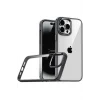 Mey İthalat®   iPhone 15 Pro Max  Lensli Silikon - Siyah