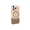Mey İthalat®   iPhone 15 Pro Max PC Suit Magsafe Kapak - Kahverengi
