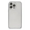 Mey İthalat®   iPhone 15 Pro Metal Bumper Mat Kapak - Gri