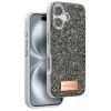 Mey İthalat®   iPhone 16 Bright Simli Kapak - Gümüş