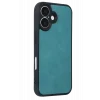 Mey İthalat®   iPhone 16 Kılıf Aras Deri Kapak - Açık Yeşil