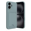 Mey İthalat®   iPhone 16 Kılıf Kelvin Kartvizitli Silikon - Açık Yeşil