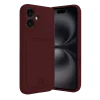 Mey İthalat®   iPhone 16 Kılıf Kelvin Kartvizitli Silikon - Bordo