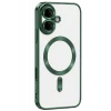 Mey İthalat®   iPhone 16 Kılıf Kross Magneticsafe Kapak - Koyu Yeşil