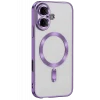 Mey İthalat®   iPhone 16 Kılıf Kross Magneticsafe Kapak - Mor